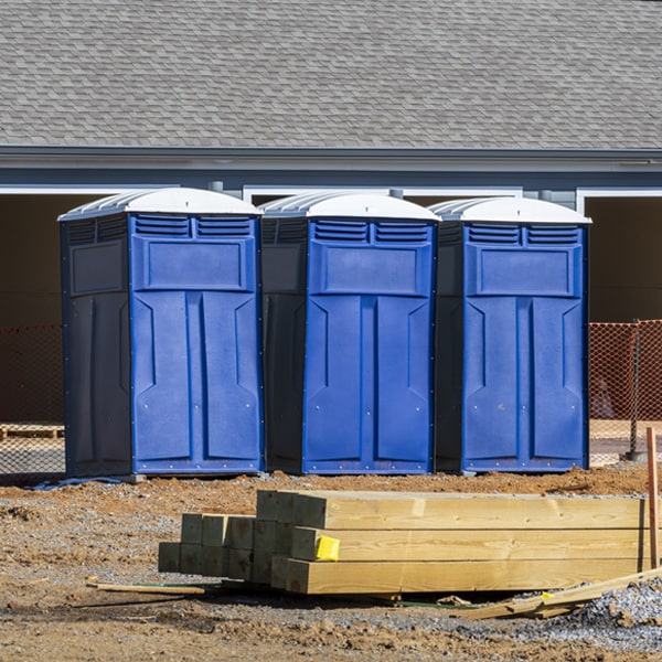 is there a specific order in which to place multiple portable toilets in Nome